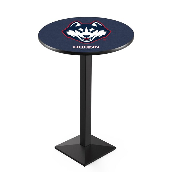 Holland Bar Stool Co 36" Blk Wrinkle Connecticut Pub Table, 36" dia. Top - L217B3636CONNUN