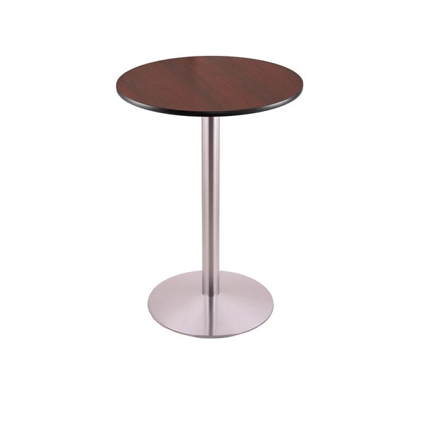 Holland Bar Stool Co 42" 214 Stainless Table, 24" dia. Top - 214-2242SS24R