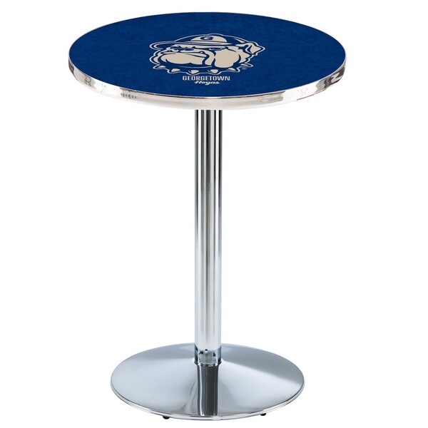 Holland Bar Stool Co 42" Chrome Georgetown Pub Table - L214C4228GRGTWN