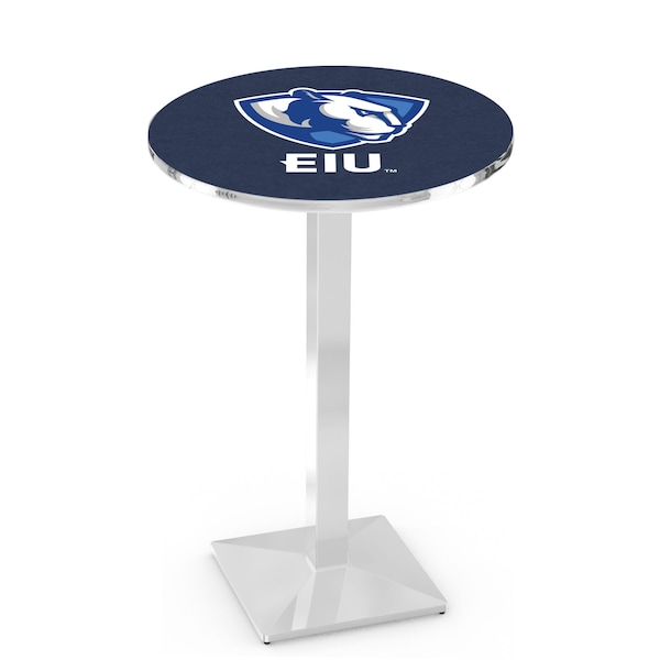 Holland Bar Stool Co 42" Chrome Eastern Illinois Pub Table - L217C4228EASTIL
