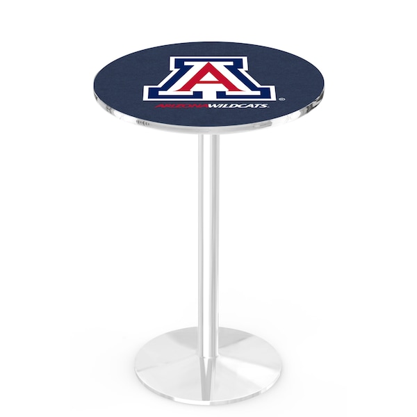 Holland Bar Stool Co 36" Chrome Arizona Pub Table - L214C3628ARIZUN