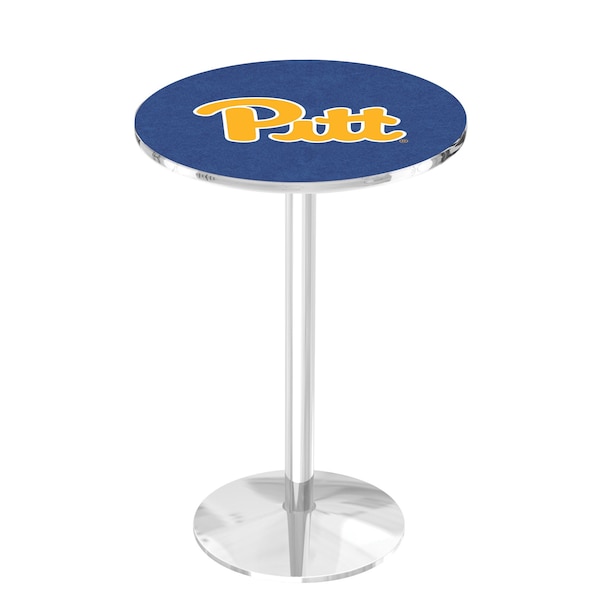 Holland Bar Stool Co 36" Chrome Pitt Pub Table - L214C3628PITTSB