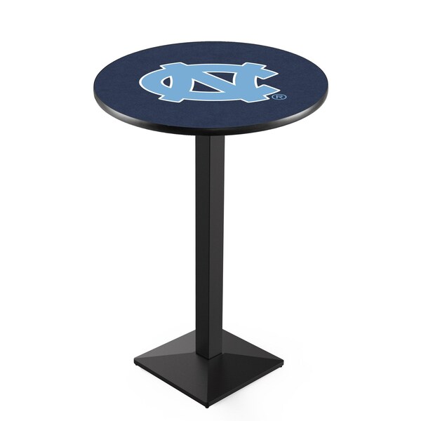 Holland Bar Stool Co 42" Blk Wrinkle North Carolina Pub Table, 36" dia. Top - L217B4236NORCAR