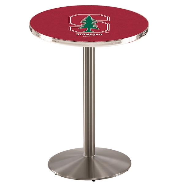 Holland Bar Stool Co 42" Stainless Steel Stanford Pub Table - L214S4228STNFRD