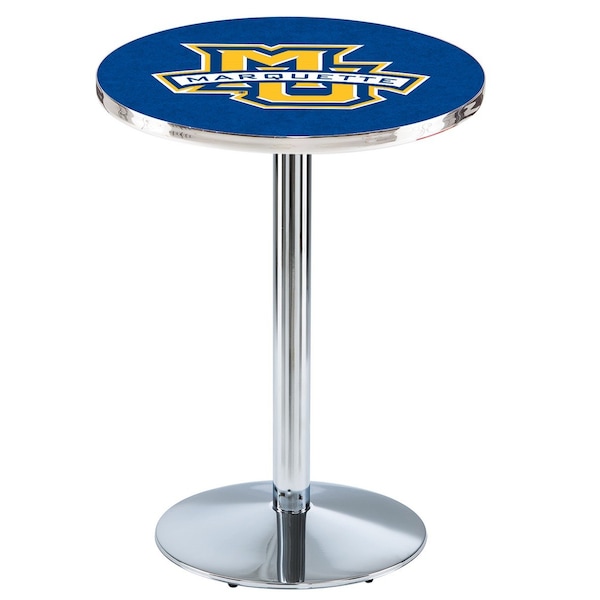 Holland Bar Stool Co 36" Chrome Marquette Pub Table - L214C3628MRQTTE