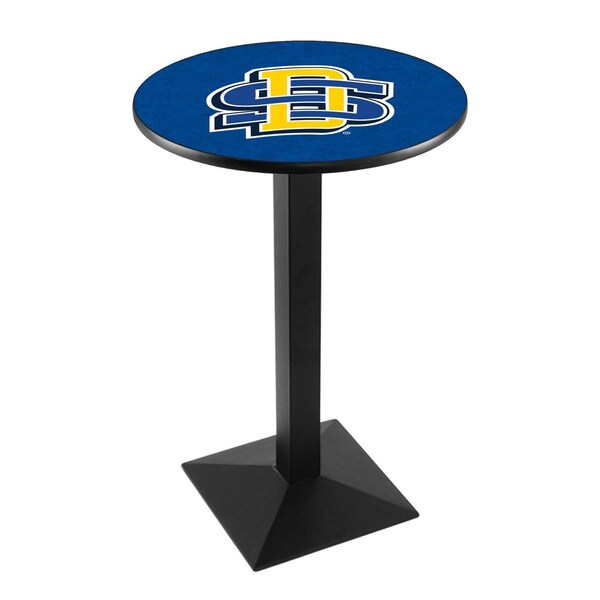 Holland Bar Stool Co 36" Blk Wrinkle South Dakota State Pub Table - L217B3628SDAKST