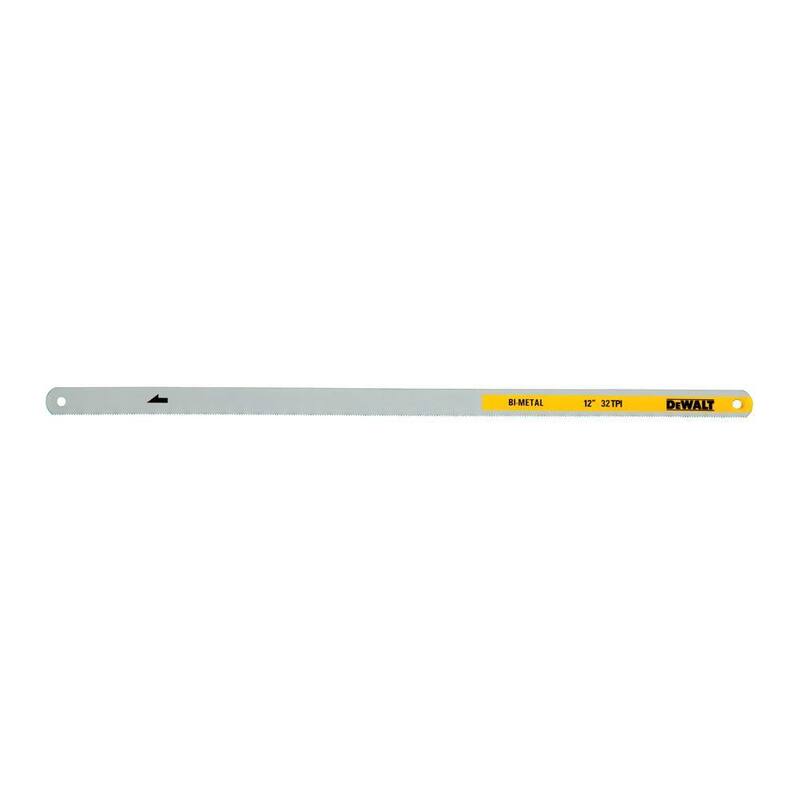 DEWALT 12 in. 32-TPI Bi-Metal Hacksaw Blade (2-Pack) - DWHT20553