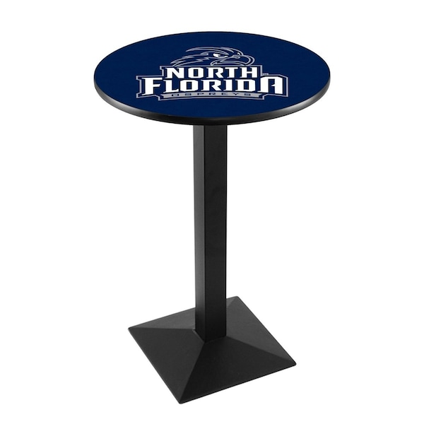 Holland Bar Stool Co 36" Blk Wrinkle North Florida Pub Table, 36" dia. Top - L217B3636NORFLA
