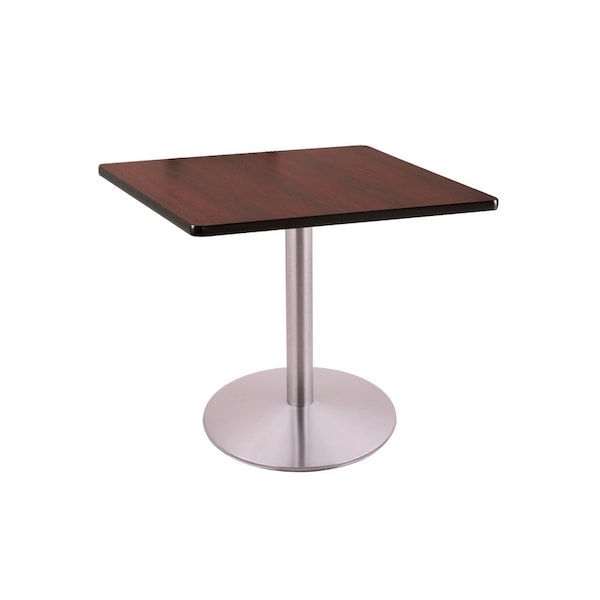 Holland Bar Stool Co 30" 214 Stainless Table, 30" x 30" Square Top - 214-2230SS30SQ