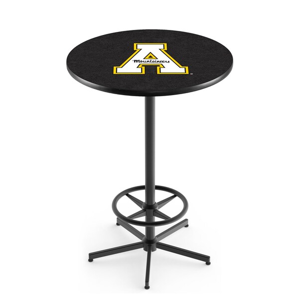 Holland Bar Stool Co 42" Black Appalachian State Pub Table - L216B4228APPSTU