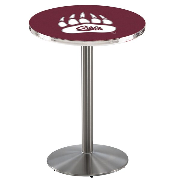 Holland Bar Stool Co 42" Stainless Steel Montana Pub Table - L214S4228MONTUN