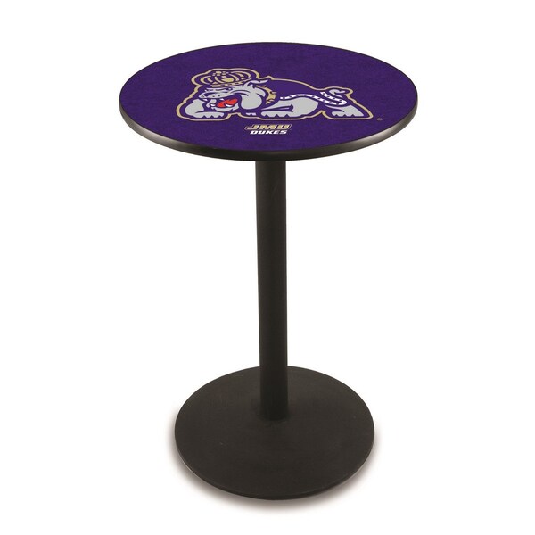 Holland Bar Stool Co 36" Blk Wrinkle James Madison Pub Table - L214B3628JMSMAD