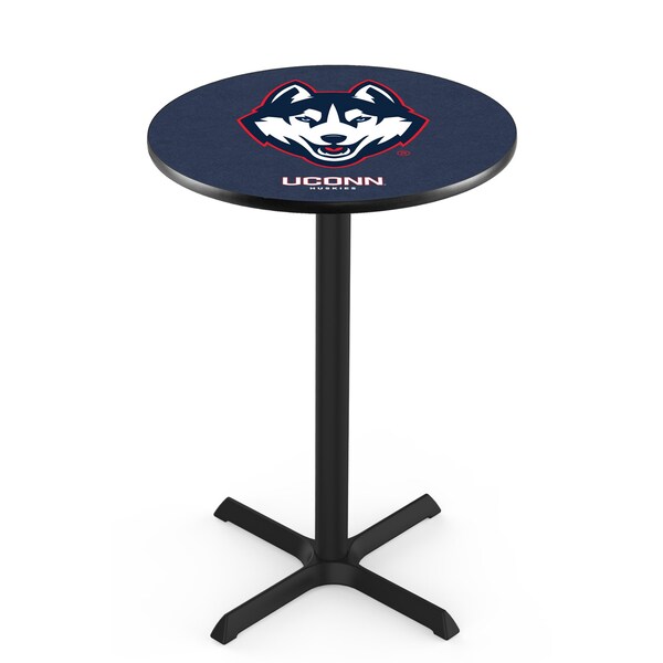 Holland Bar Stool Co 42" Blk Wrinkle Connecticut Pub Table - L211B4228CONNUN