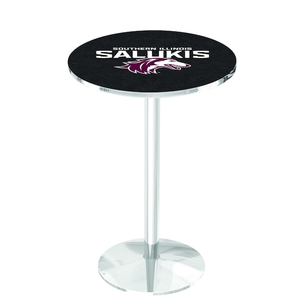 Holland Bar Stool Co 42" Chrome Southern Illinois Pub Table - L214C4228SOUILL