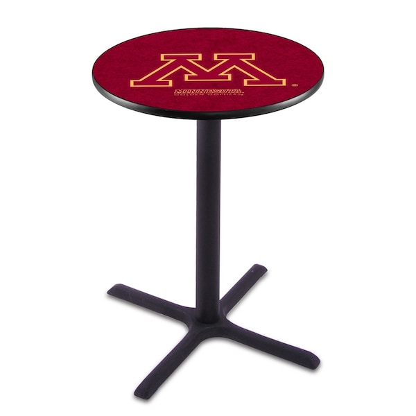 Holland Bar Stool Co 42" Blk Wrinkle Minnesota Pub Table - L211B4228MINNUN