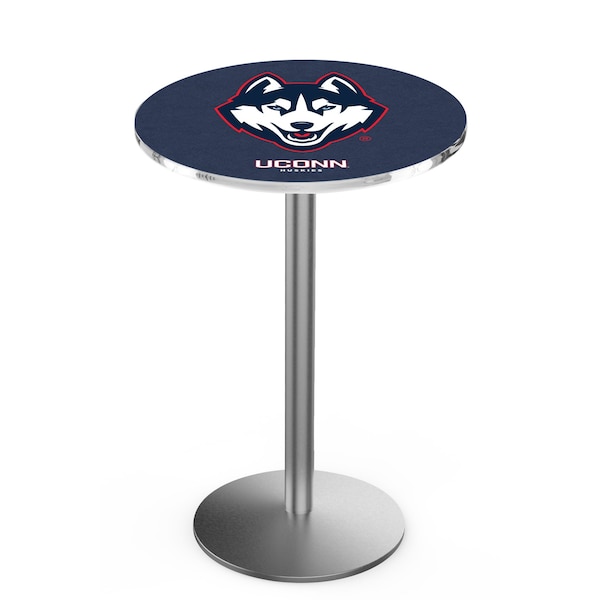 Holland Bar Stool Co 36" Stainless Steel Connecticut Pub Table - L214S3628CONNUN