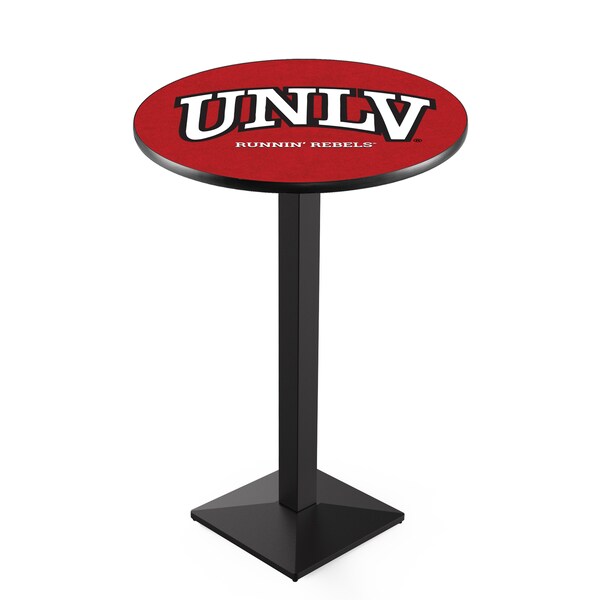 Holland Bar Stool Co 42" Blk Wrinkle UNLV Pub Table - L217B4228UNEVLV
