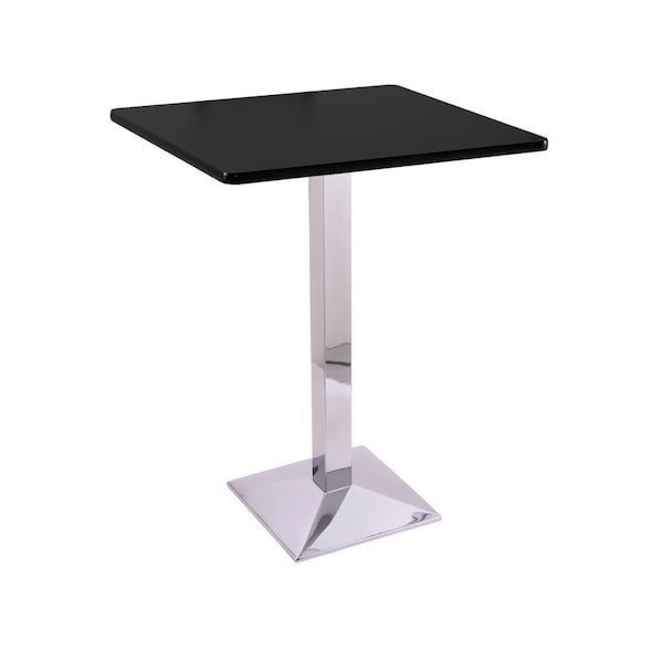 Holland Bar Stool Co 42" 217 Chrome Table, 30" x 30" Square Top - 21742CH30SQ