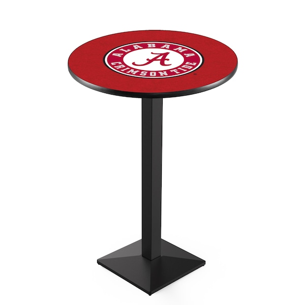 Holland Bar Stool Co 42" Blk Wrinkle Alabama Pub Table - L217B4228AL-A
