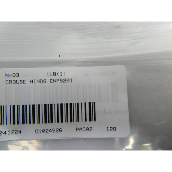 Crouse Hinds ENP52013P 20A AMP 125V-AC PLUG, 2PK - ENP5201