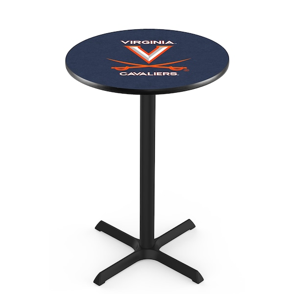 Holland Bar Stool Co 36" Blk Wrinkle Virginia Pub Table - L211B3628VRGNIA