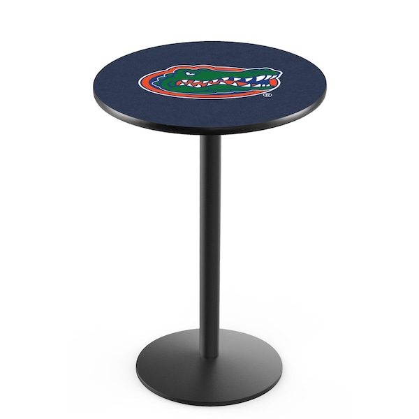 Holland Bar Stool Co 36" Blk Wrinkle Florida Pub Table, 36" dia. Top - L214B3636FLORUN
