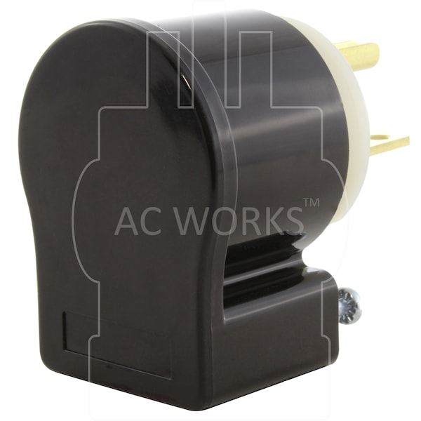 Ac Works NEMA 5-20 20A 125V All Angles Plug with UL, C-UL Approval - ASE520P