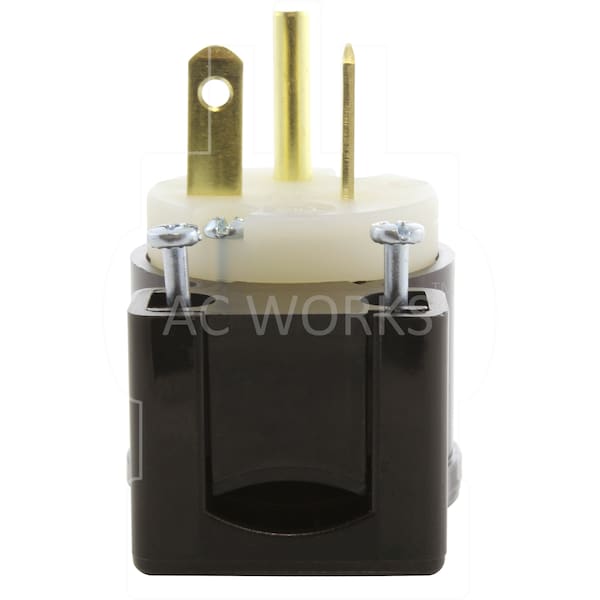 Ac Works NEMA 5-20 20A 125V All Angles Plug with UL, C-UL Approval - ASE520P