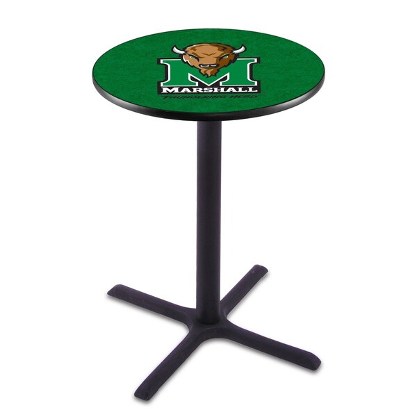 Holland Bar Stool Co 42" Blk Wrinkle Marshall Pub Table - L211B4228MRSHLL