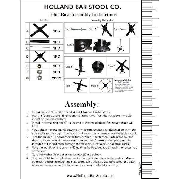 Holland Bar Stool Co 36" Chrome Arkansas Pub Table, 36" dia. Top - L214C3636ARKNUN