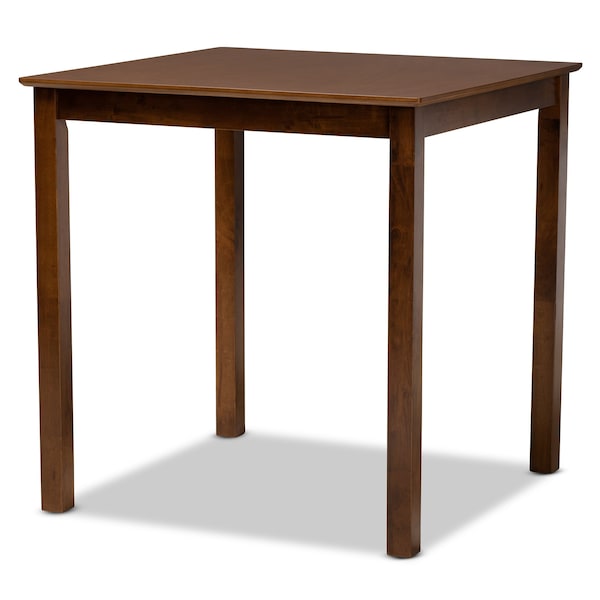 Baxton Studio Caron Modern and Contemporary Walnut Brown Finished Wood 5-Piece Pub Set - 187-11433-10903-ZORO