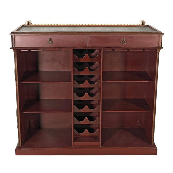 Design Toscano The Altar of Tenenit: Egyptian Bar with Two Barstools - NE36342