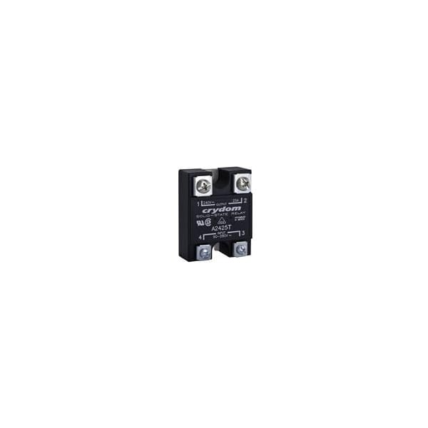 Relevadores de estado sólido Crydom - Montaje industrial Pm Ip00 140Vca/25A, entrada de 3-32Vcc, Zc, Nc - D1225-B