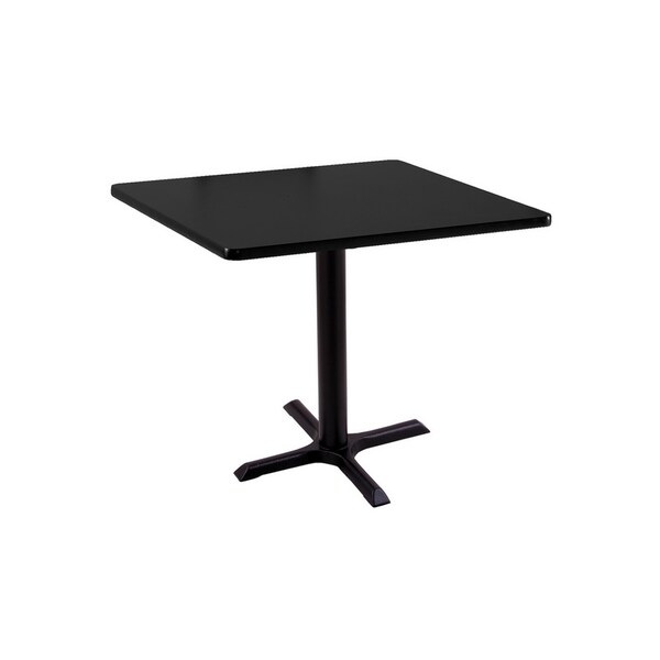 Holland Bar Stool Co 30" 211 Black Table, 30" x 30" Square Top - 211-2230BW30SQ