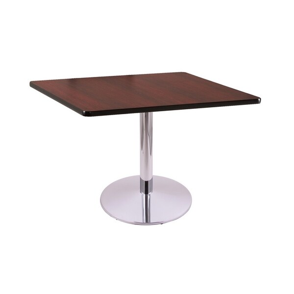 Holland Bar Stool Co 30" 214 Chrome Table, 36" x 36" Square Top - 214-2230CH36SQ