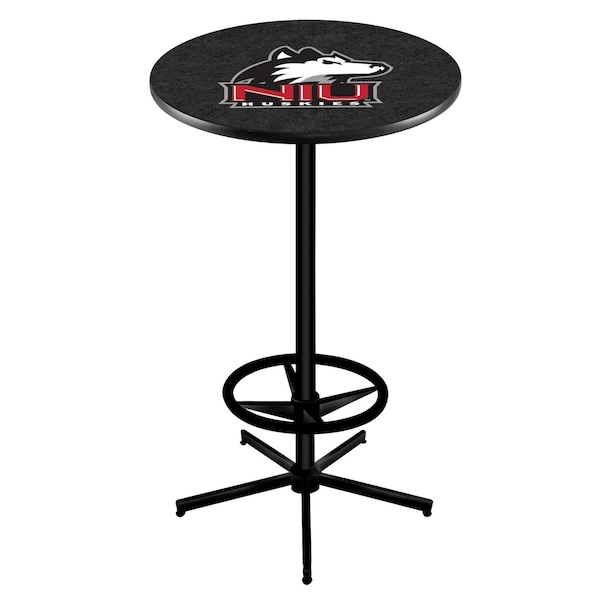 Holland Bar Stool Co 42" Black Northern Illinois Pub Table - L216B4228NORILL