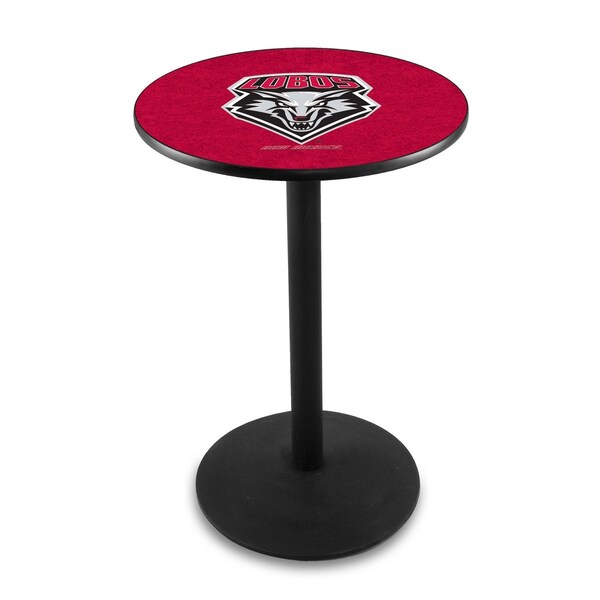 Holland Bar Stool Co 42" Blk Wrinkle New Mexico Pub Table - L214B4228NEWMEX