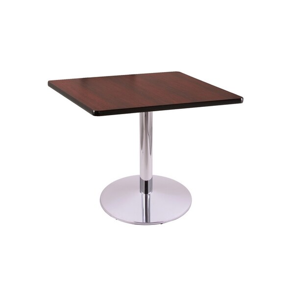 Holland Bar Stool Co 30" 214 Chrome Table, 30" x 30" Square Top - 214-2230CH30SQ