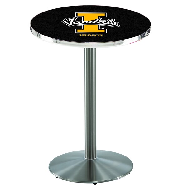 Holland Bar Stool Co 42" Stainless Steel Idaho Pub Table - L214S4228IDAHOU