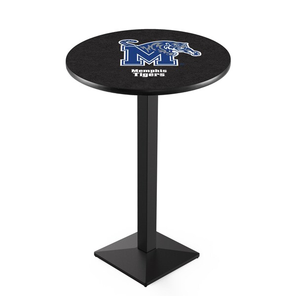 Holland Bar Stool Co 36" Blk Wrinkle Memphis Pub Table, 36" dia. Top - L217B3636MEMPHS