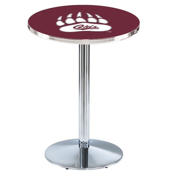 Holland Bar Stool Co 36" Chrome Montana Pub Table - L214C3628MONTUN