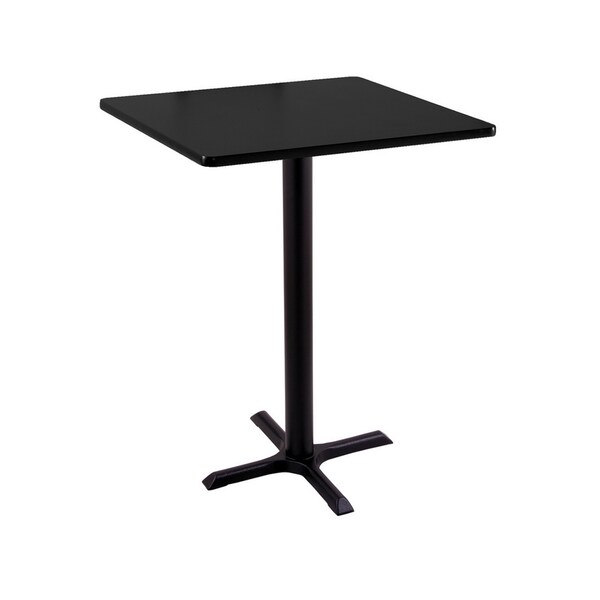 Holland Bar Stool Co 36" 211 Black Table, 30" x 30" Square Top - 211-2236BW30SQ