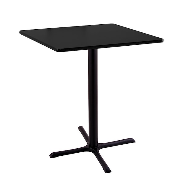Holland Bar Stool Co 42" 211 Black Table, 36" x 36" Square Top - 211-3042BW36SQ