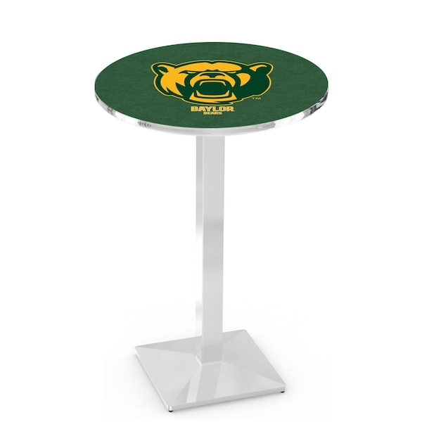 Holland Bar Stool Co 42" Chrome Baylor Pub Table, 36" dia. Top - L217C4236BAYLOR