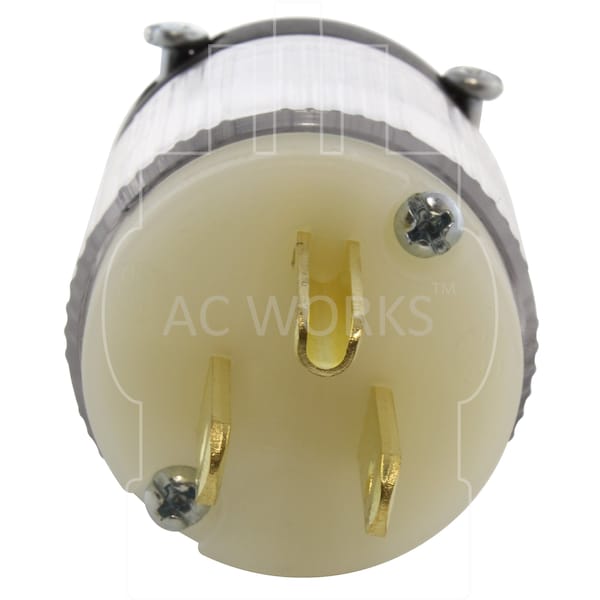 Ac Works NEMA 5-15P 15A 125V Household Plug with Power Indicator UL, C-UL Approval - AS515PL