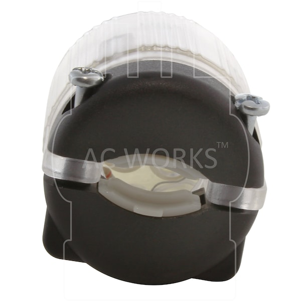 Ac Works NEMA 5-15P 15A 125V Household Plug with Power Indicator UL, C-UL Approval - AS515PL