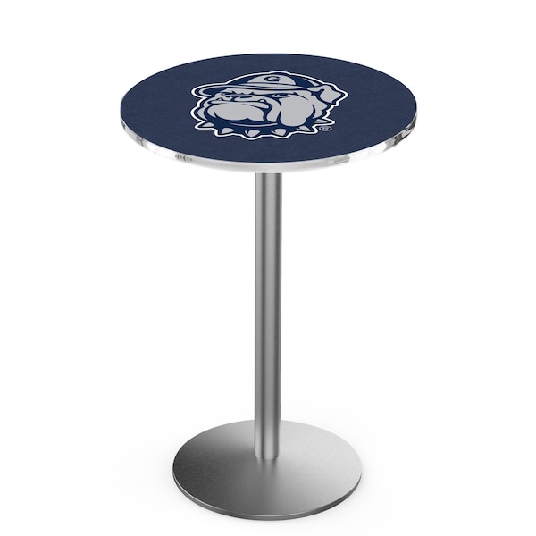 Holland Bar Stool Co 36" Stainless Steel Georgetown Pub Table, 36" dia. Top - L214S3636GRGTWN
