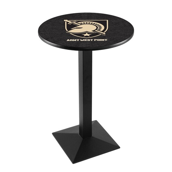 Holland Bar Stool Co 42" Blk Wrinkle US Military Academy ARMY Pub Table - L217B4228USMILA