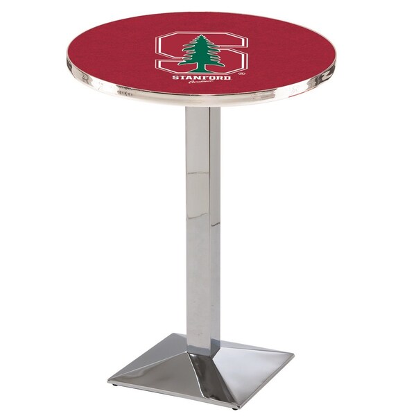 Holland Bar Stool Co 36" Chrome Stanford Pub Table - L217C3628STNFRD
