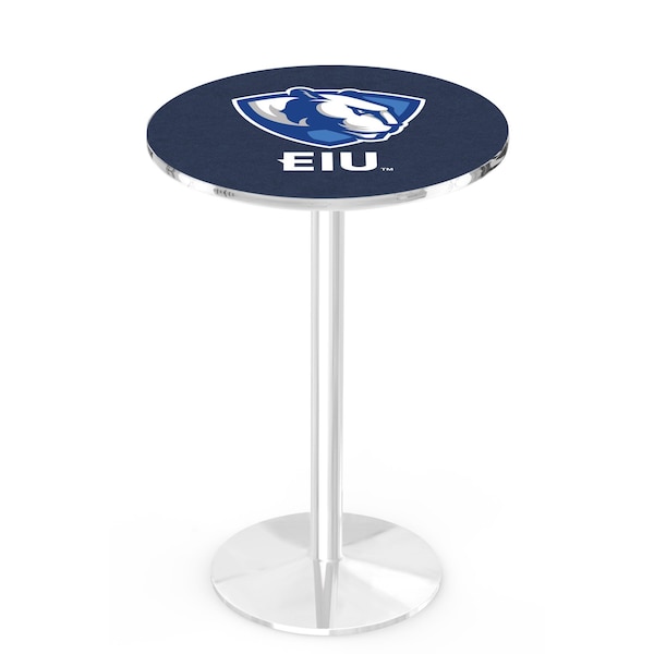 Holland Bar Stool Co 36" Chrome Eastern Illinois Pub Table, 36" dia. Top - L214C3636EASTIL